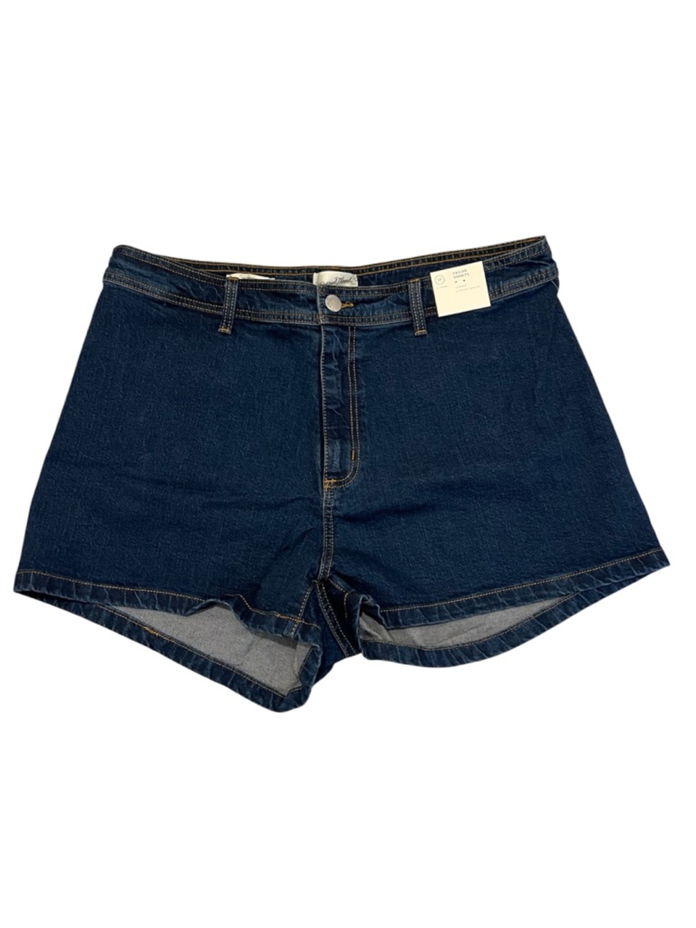 Dark Blue Denim Women’s High-Waist Shorts size 17